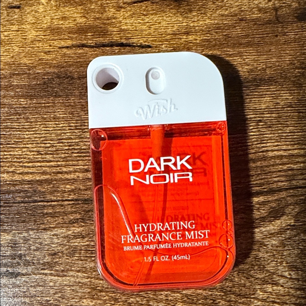 Wish Dark Noir Hydrating Fragrance Mist - Orange and White